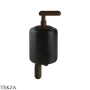 Gessi Goccia Дозатор для жидкого мыла, черная керамика 38014-845, Dark Bronze
