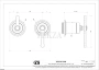 Gessi VENTI20 Смеситель для душа, 2 потока, вешняя часть 65038-791, Deep Bronze Br. PVD