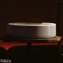 ArtCeram Won раковина накладная овальная The.Saniglaze WNL001 01 34, белый глянец