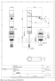 FIMA Carlo Frattini Slide Смеситель для биде, с донным клапаном F5802INOX, нерж. сталь Brush