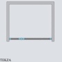 Radaway Nes 8 DWJS Комплект неподвижных стенок душевой двери 61 см, 10084610-01-01, хром глянец