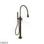 Gessi Goccia Смеситель для ванны напольный, внешняя часть 33029-845, Dark Bronze
