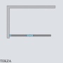 Radaway Torrenta PND Шторка на ванну двустворчатая 100 см, левая L, 12011202-101L, хром глянец