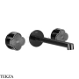 Gessi Ludovica Смеситель для раковины, внешняя часть 76390-706, black хром глянец
