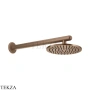 Gessi Goccia Верхняя лейка с кронштейном D20 см 33655-708, Copper Br. PVD