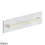 Gessi Rettangolo Полотенцедержатель для крепления на стекло, 60 см 20965-720, Nickel PVD