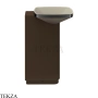 Gessi Jacqueline Раковина свободностоящая, без перелива, слив в пол 77616-706, black хром глянец