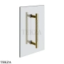 Gessi Pelle Tresse Полотенцедержатель для крепления на стекло, 20 см, 78630-710, Brass PVD