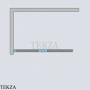 Radaway Essenza 8 SL PND II Шторка на ванну распашная с неподвижным сегментом 110 см, открывание направо, 10500110-54-01R, черный матовый