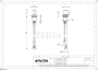 Fantini Flora Рычаг управления настольный для излива 7602J795, хром глянец