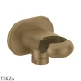 Gessi Goccia Держатель для душевой лейки с выводом 33761-791, Deep Bronze Br. PVD