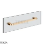 Gessi Perle Полотенцедержатель для крепления на стекло, 45 см 74913-735, бронза глянец