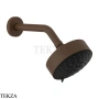 Gessi INCISO SHOWER Верхняя душевая лейка multifonction с кронштейном 66158-845, Dark Bronze