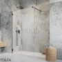 Radaway Essenza Pro Walk-in Душевое ограждение Walk-in неподвижное 65 см, 10103065-54-01, черный матовый