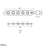 Gessi Perle Термостат для душа на 4 потока, внешняя часть 74036-720, никель глянец