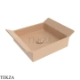 Flaminia BOX 40 раковина накладная BX40AAV, бежевый Avana глянец