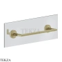 Gessi ANELLO Полотенцедержатель для крепления на стекло, 30 см 63824-727, Brushed Brass PVD