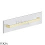 Gessi Rettangolo Полотенцедержатель для крепления на стекло, 60 см 20965-710, Brass PVD