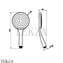 Gessi Rettangolo shower Душевая лейка круглая, 1 поток 14370-031, хром глянец