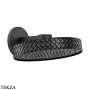 Gessi Pelle Tresse Верхняя лейка с кронштейном D30,5 см, 78248-438, Nero/ Matte Black