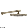 Gessi 316 SHOWER Верхняя душевая лейка D30 с креплением 54145-791, Deep Bronze Brushed PVD