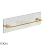 Gessi INCISO accessories Полотенцедержатель для крепления на стекло, 60 см 58617-246, Gold PVD