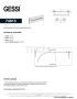 Gessi Perle Полотенцедержатель для крепления на стекло, 45 см 74913-761, бронза Coffee