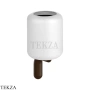 Gessi Goccia Стакан настенный, белая керамика 38007-845, Dark Bronze