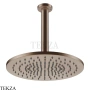Gessi 316 SHOWER Верхняя душевая лейка D30 с креплением 54146-708, Copper Brushed PVD