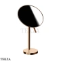 Gessi Pelle Tresse Зеркало косметическое поворотное х2, без подсветки 74573-030, Copper PVD