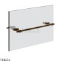 Gessi Jacqueline Полотенцедержатель для крепления на стекло, 30 см 77511-761, бронза Coffee