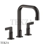 Gessi INCISO Смеситель для раковины средний, без гарнитура 58014-707, Black Metal brushed