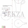 ArtCeram ONE SHOT CUP Раковина напольная OSL004 01 00, белый глянец