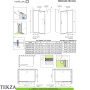 Radaway Premium Pro KDJ Душевая дверь раздвижная 100 см, правая R, 1015100-54-01R, черный матовый