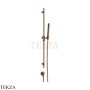 Gessi ANELLO Штанга в комплекте с душевой лейкой и выводом 63482-791, Deep Bronze Br. PVD