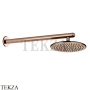 Gessi Goccia Душевая лейка 21,6 с настенным креплением 33755-123, Copper глянец