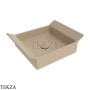 Flaminia BOX 40 раковина накладная 52,5×40×15 см, бежевый Argilla матовый
