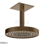 Gessi Inverso RIGATO Верхняя душевая лейка с кронштейном 30 см 63572-761, Coffee Bronze Brushed PVD