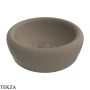 Flaminia Siena раковина накладная 46×46×15 см, коричневый Fango матовый
