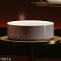 ArtCeram Won раковина накладная круглая The.Saniglaze WNL002 01 34, белый глянец