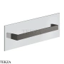 Gessi Rettangolo Полотенцедержатель для крепления на стекло, 45 см 20963-707, Black Metal Brushed PVD