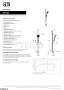 Gessi Haute Culture Shower Штанга в комплекте с душевой лейкой и выводом для воды 57142-706, black хром глянец