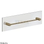 Gessi 316 ACCESSORIES Полотенцедержатель для крепления на стекло, 45 см 54923-791, Deep Bronze Brushed PVD