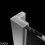 Radaway Torrenta DWJS Комплект неподвижных стенок душевой двери 2×47 см, 1320470-01-01, хром глянец