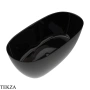 Flaminia APP Tub ванна отдельно стоящая 145×71×60 см, чёрный Nero глянец