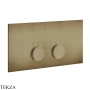 Gessi ANELLO Клавиша смыва для инсталляции viega prevista, Villeroy&Boch 54633-791, Deep Bronze Br. PVD