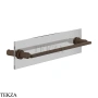 Gessi INCISO accessories Полотенцедержатель для крепления на стекло, 45 см 58615-845, Dark Bronze