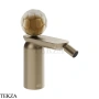 Gessi Perle Смеситель для биде с донным клапаном 74467-149, нерж. сталь Brush / никель Brushed