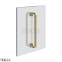 Gessi Perle Полотенцедержатель для крепления на стекло, 20 см 74630-791, бронза Deep