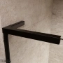 Radaway Modo SL PNJ II Шторка на ванну неподвижная одностворчатая 100 см, левая L, 10316100-54-01L, черный матовый